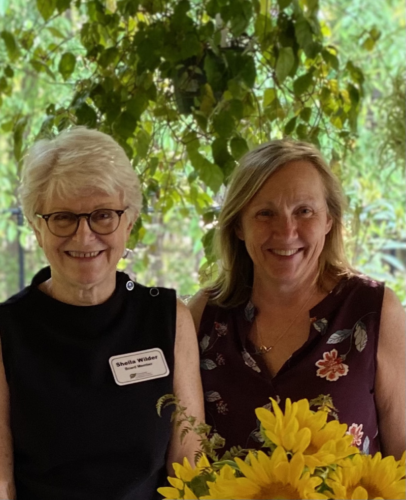 Sheila Wilder and Ann Wright